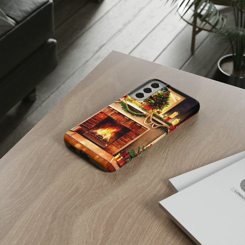 Warm Chirstmas Hearth - Impact Resistant Phone Case